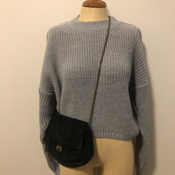 Free People Handbags - Free People Slouchy Suede crossbody